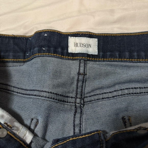 Hudson Men’s Blake Bryce Slim Straight Blue Denim Jeans Size 32 - Picture 10 of 15